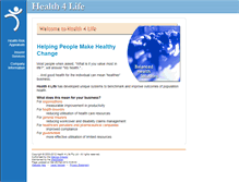 Tablet Screenshot of health4life.com.au